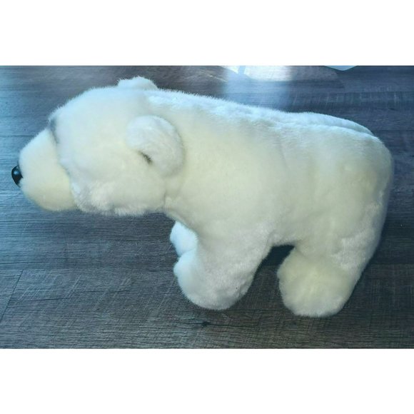 Adventure Planet Polar Bear White Stuffed Animal/Plush Wildlife High Quality - Picture 10 of 10